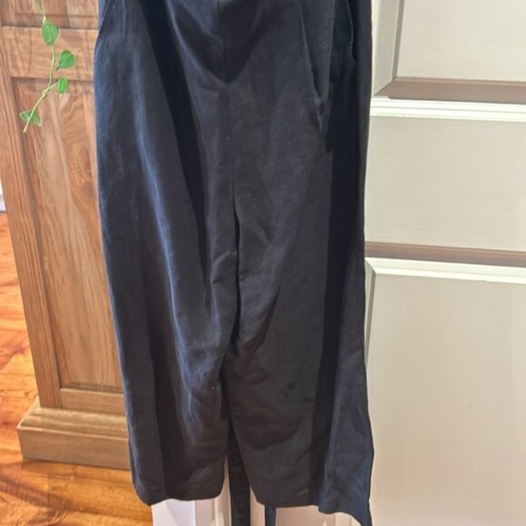 ARITZIA WILFRED Brax linen black jumpsuit 4 - Picture 6 of 11